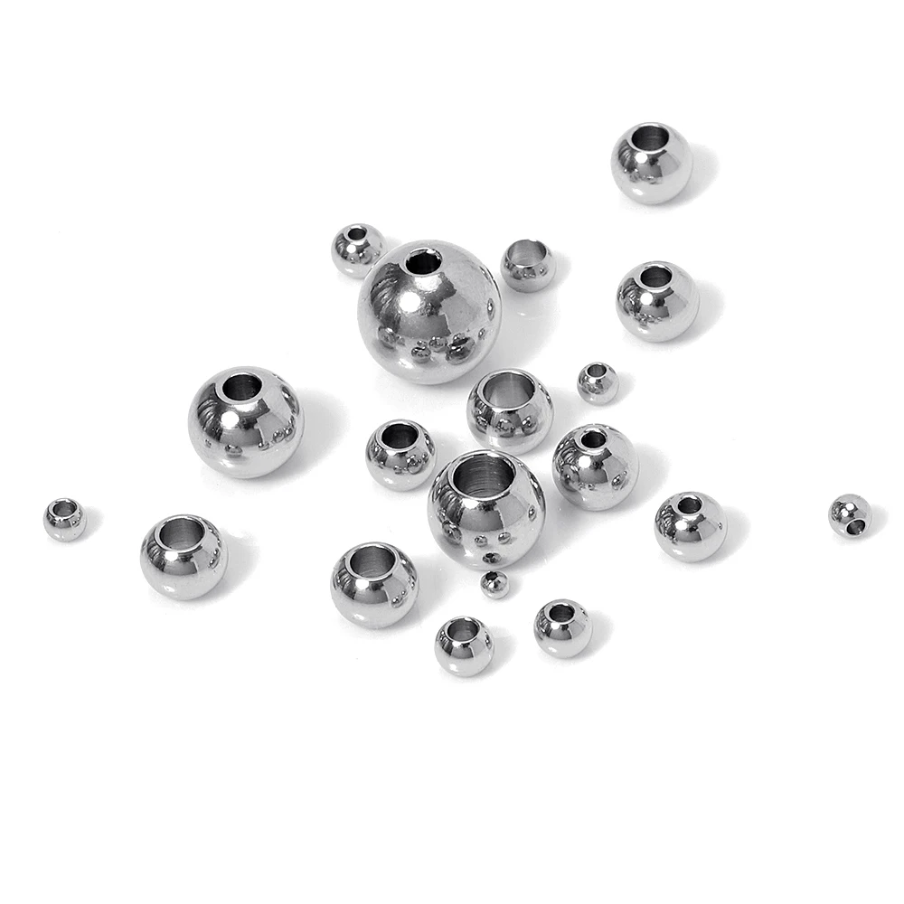 Perline D'Oro 4mm - 400 Pezzi, Ottone Placcato 18K, Per Bracciali E Collane Fai-Da-Te - Foto 9