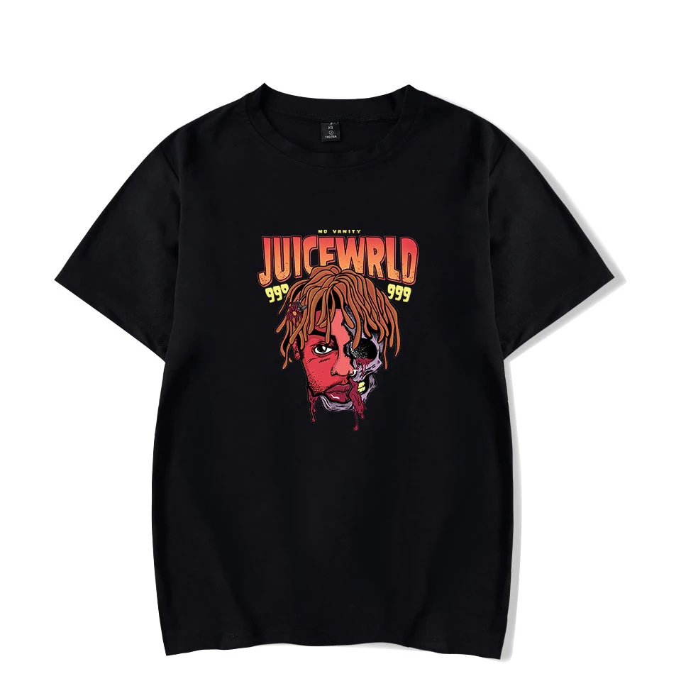 Juice Wrld хип хоп рэппер 2D стиль Kpop короткий рукав модная летняя футболка для отдыха с короткими рукавами