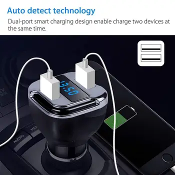 

Universal Car Charger Car GPS Tracker Locator Real Time Tracking Tool Dual USB Car Charger Voltmeter TXTB1