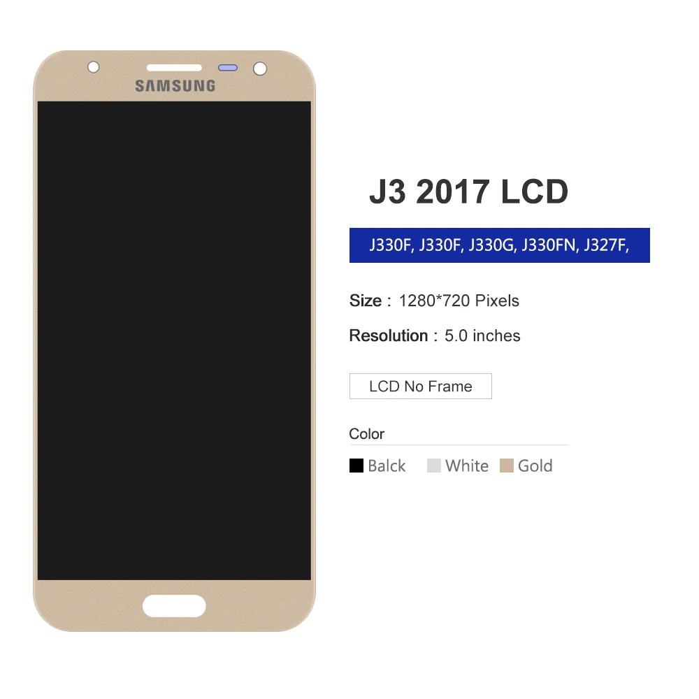 High Quality J330 Lcd For Samsung Galaxy J3 17 J330 J330f Sm J330 Lcds Display Touch Digitizer Screen Free Gift Mobile Phone Lcd Screens Aliexpress