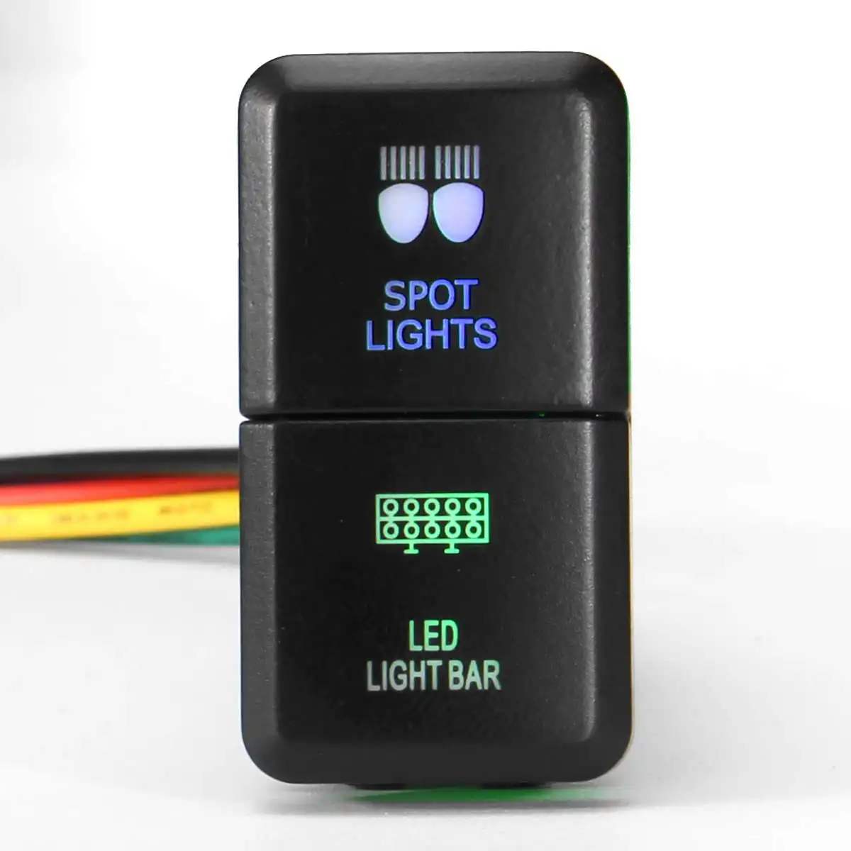 Spot n Light Bar Двухточечный противотуманный Рабочий СВЕТОДИОДНЫЙ фонарь заднего хода 12 В для Toyota Prado Hilux Landcruiser RAV4 HIACE - Цвет: Spot n Light Bar
