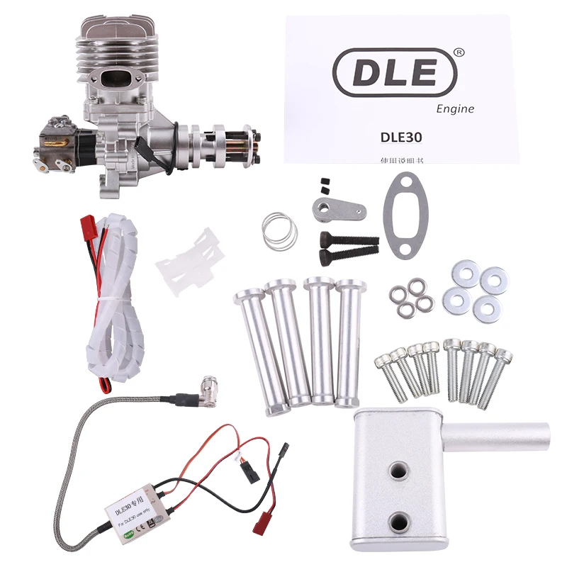 Новый оригинальный бензиновый/бензиновый двигатель DLE DLE30 30 куб. См для