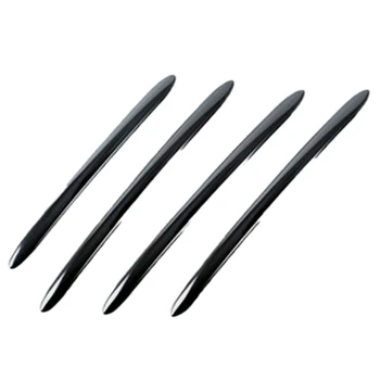 

Black Side Door Handle Cover Stripe Trim for BMW 5 Series F10 F18 F11 2011-2017