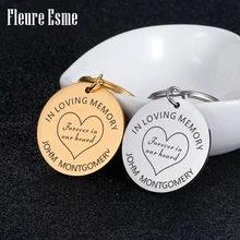 

Couples Key Chain Personalized Name Customized Lovers Gift Wedding Favors Couple My Heart Keychain Fashion Keyring Fob Creative