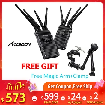 

NEW ACCSOON CineEye 2 Pro 1080P HDMI Wireless Transmitter Monitor System Loop Out 1200ft Transmission Range