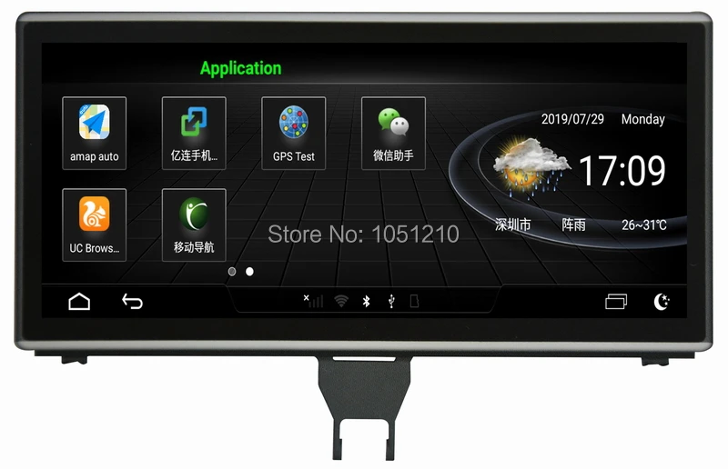 Ouchuangbo автомобильное радио аудио мультимедиа для 9 дюймов A7 A6 C7 2012- с Android 9,0 gps навигация 8 Восьмиядерный 4 Гб+ 64 ГБ