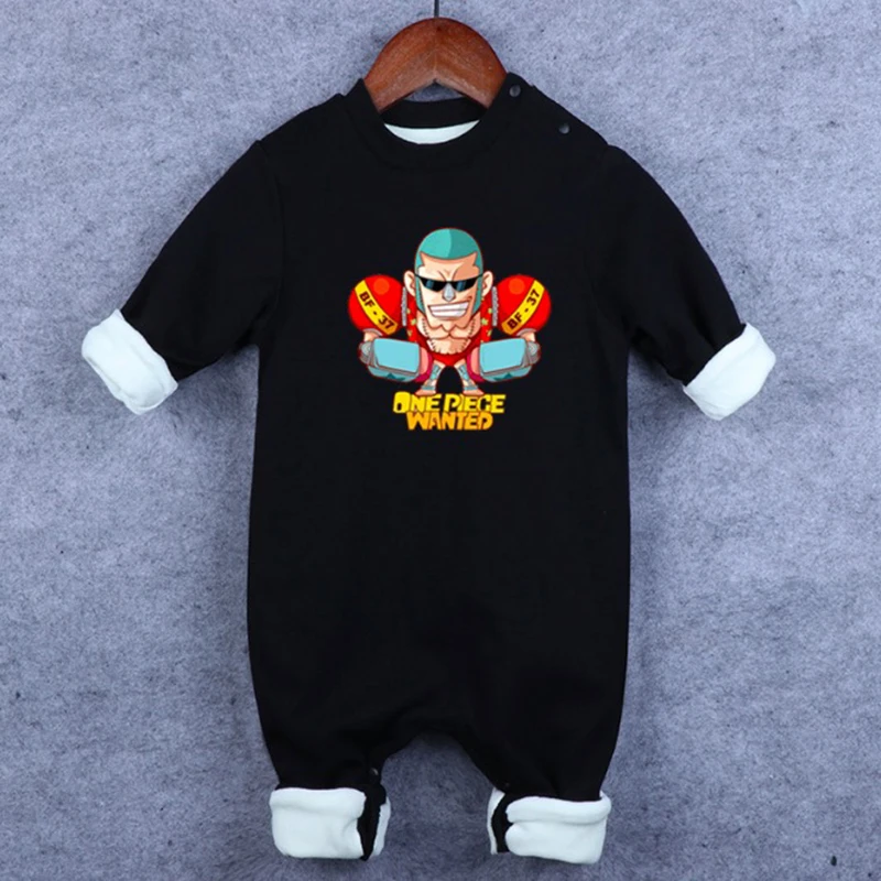 Одна деталь Luffy, franky измельчитель зимние утепленные комбинезоны из хлопка для маленьких мальчиков и девочек Детский костюм спортивный костюм теплая одежда SA2185