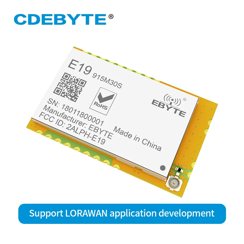 E19-915M30S Lora модуль SX1276 915 МГц 1 Вт IPEX штамп антенна отверстия IoT uhf беспроводной приемопередатчик приемник радиочастотный модуль