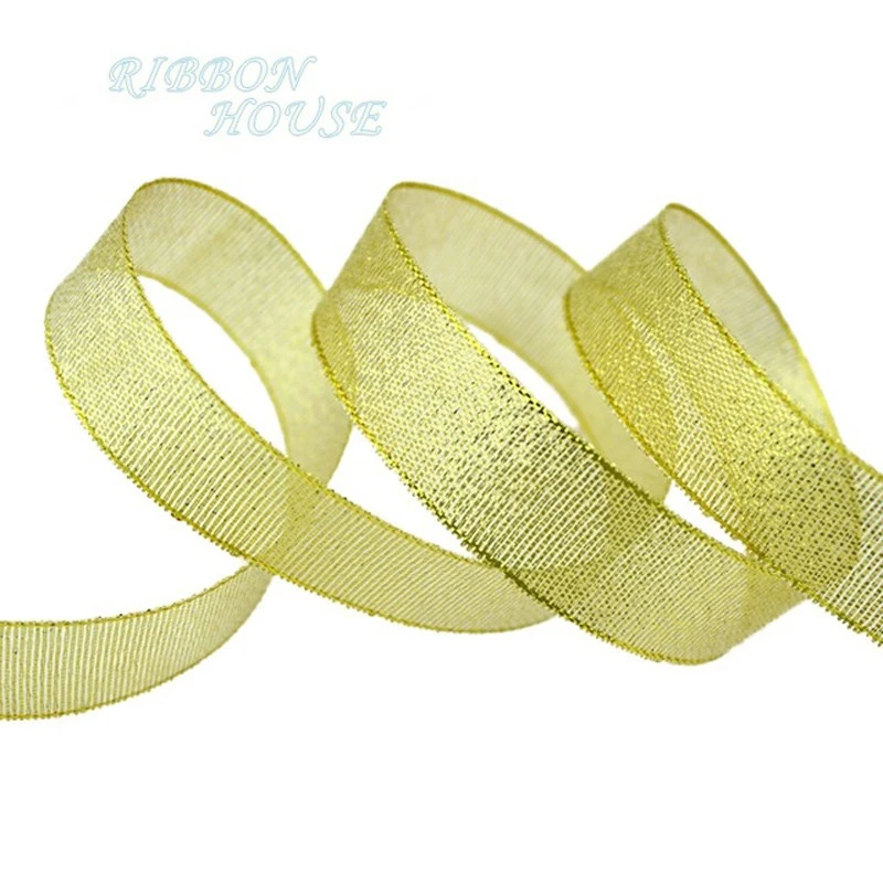 Luxurious Gold and Silver Shiny Gift Packaging Ribbon - 25 Yards Premium Roll