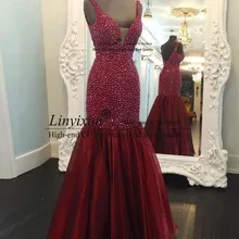 Бургундские платья для выпускного вечера с глубоким v-образным вырезом, платья для выпускного вечера, платья для выпускного вечера с глубоким v-образным вырезом на спине, вечерние платья для женщин