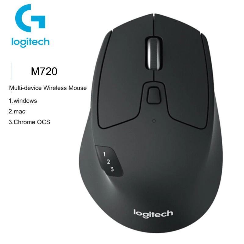 Logitech m720 triathlon multi device wireless mouse technology easy