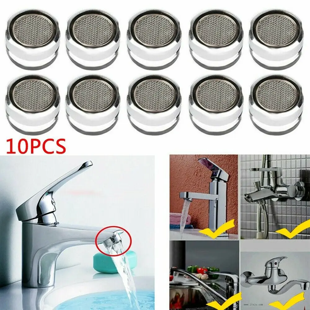 

10pcs/set Kitchen Bathroom Basin Faucet Male Tap Aerator Spout Diffuser Filter for Removable Nozzle Tap Prevent Splashing PM0188