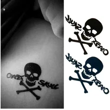 Наклейка для татуировки для мужчин и женщин Водонепроницаемая татуировка Скелет рука 3D Татуировка водостойкая клейкая бумага Скелет тату наклейка