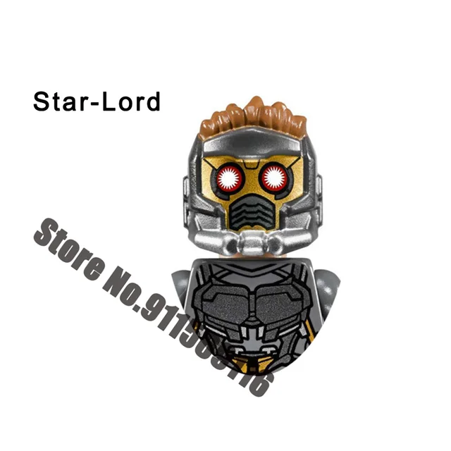 Superhero Building blocks Loki Sylvie Iron Man Spiderman Hulk Thor Captain America Venom Groot Thanos Vision Falcon Deadpool Toy A-PG155