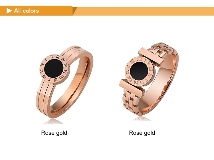 Innopes, модные часы с римскими цифрами, полое кольцо, розовое золото, бижутерия, кольцо, подарок на день рождения для девушки для мужчин, роскошные ювелирные изделия