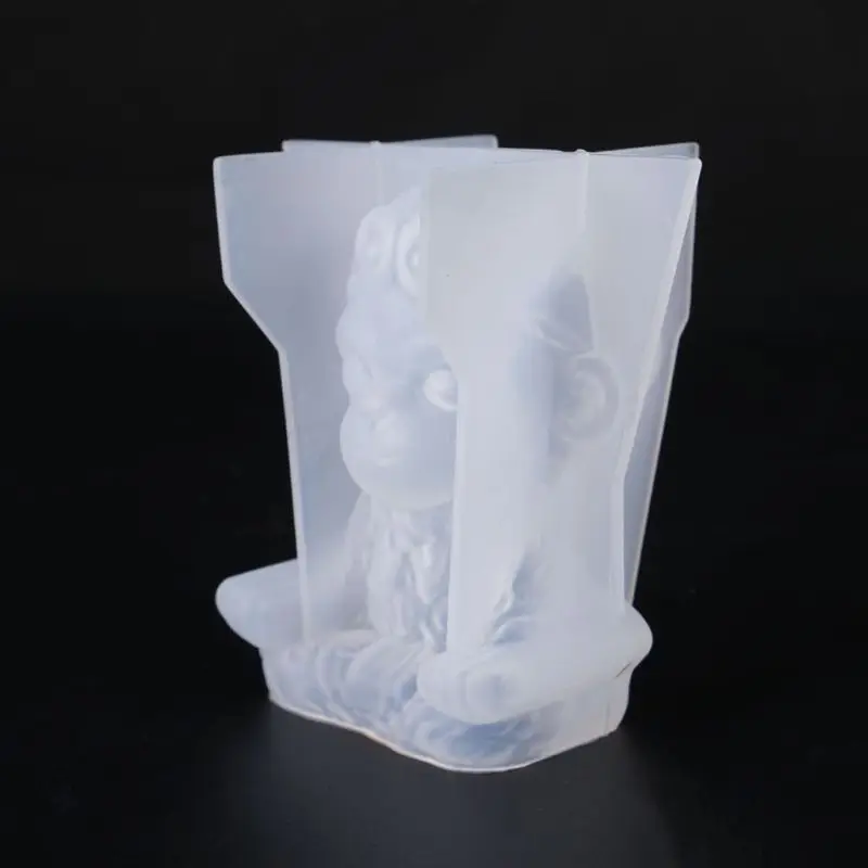 Ручной работы 3D Обезьяна Король Статуэтка солнце Wukong статуя силиконовые смолы формы для искусства ремесло 95AB