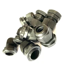 Водонепроницаемый нейлоновый пластиковый соединитель черный IP68 PG7/PG9/PG11/PG13/PG16/PG19/PG21/PG25/PG29 подходит 3 мм до 25 мм провода