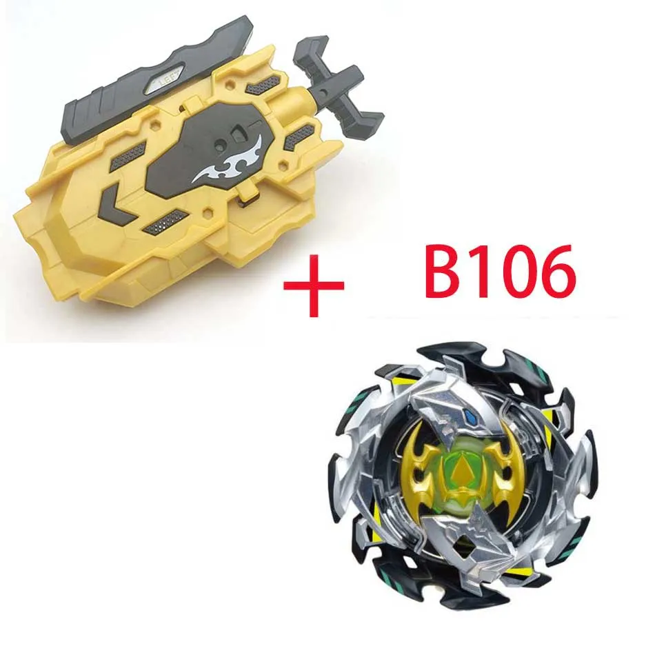 Beyblade Burst B129 CHO-Z VALKYRIE. Z. Ev с левым и правым двухсторонним пусковым устройством, металлический бустер, топ стартер, гироскоп, спиннинговая игрушка для боя - Цвет: B106