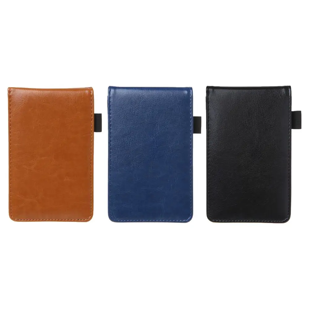 Multifunction Pocket Planner A7 Notebook Small Notepad Note Book Leather Cover Business Diary Memos Office School Stationery Sup
