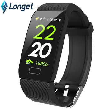 

Longet Q1Smart Bracelet Fitness Tracker Men Women Heart Rate Monitor Blood pressure Call Reminder Sport watch Smart Band for IOS