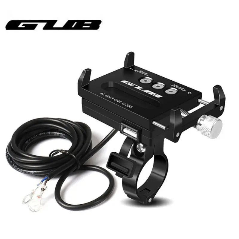 GUB G-85E алюминиевый держатель для телефона USB Перезаряжаемый мотоцикл электрический велосипед крепление для телефона Поддержка gps