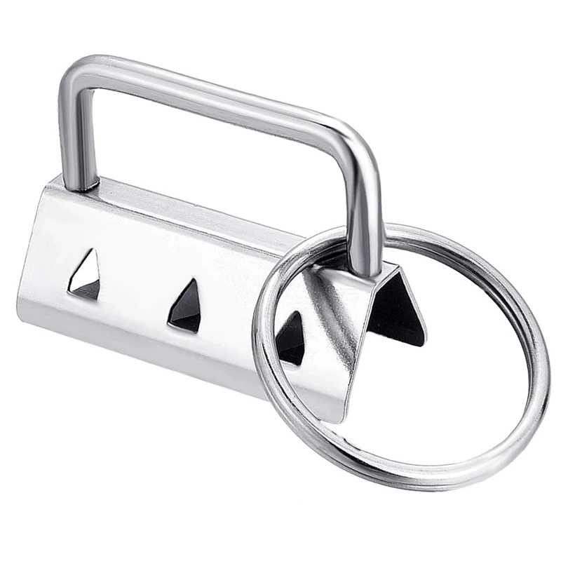 

BMBY-40 Piece Key Ring Hardware Keychain Bracelet Hardware with Lanyard Key Ring