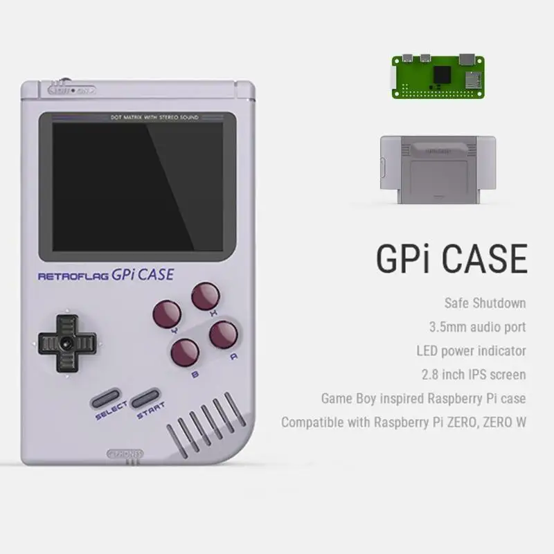 Чехол для игровой консоли Retroflag GPi для Raspberry Pi ZERO W GameBoy Pi