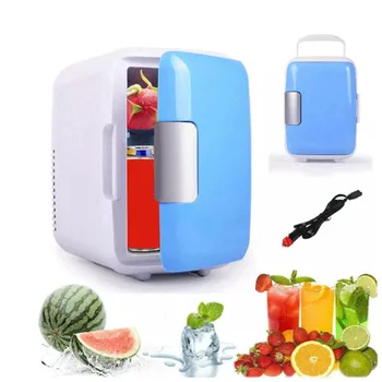 

4 L Single Door Refrigerators For Heating & Cooling Electric Home Small Fridges Freezer Desktop Cooler Warmer for Office Using
