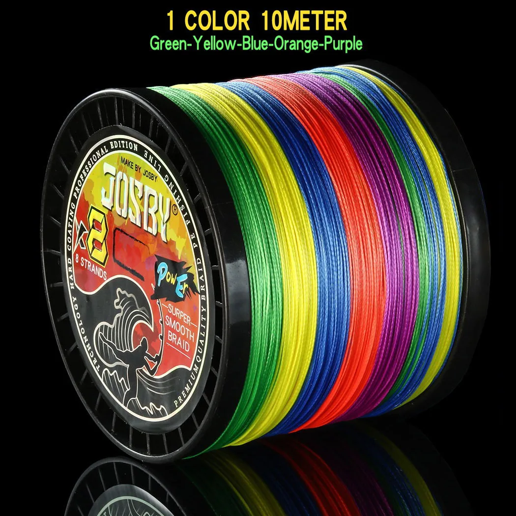 8 Strands PE Briad Fishing Line 1000M 500M 300M 100M Japan Multifilament Wire Carp Tool JOSBY fishing line fishing tackle