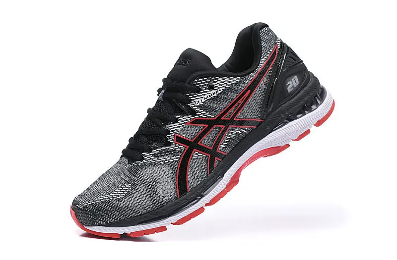 ASICS GEL-Nimbus 20 мужские кроссовки для бега, для улицы, дышащие, спортивные, профессиональные, стабильная амортизация, амортизация, оригинальные кроссовки - Цвет: T800N-002