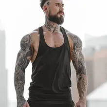 Мышцы Фитнес Для мужчин брата летние спортивные Повседневное эластичность быстросохнущие пустой светильник доска-логотип совместных жилет AliExpress