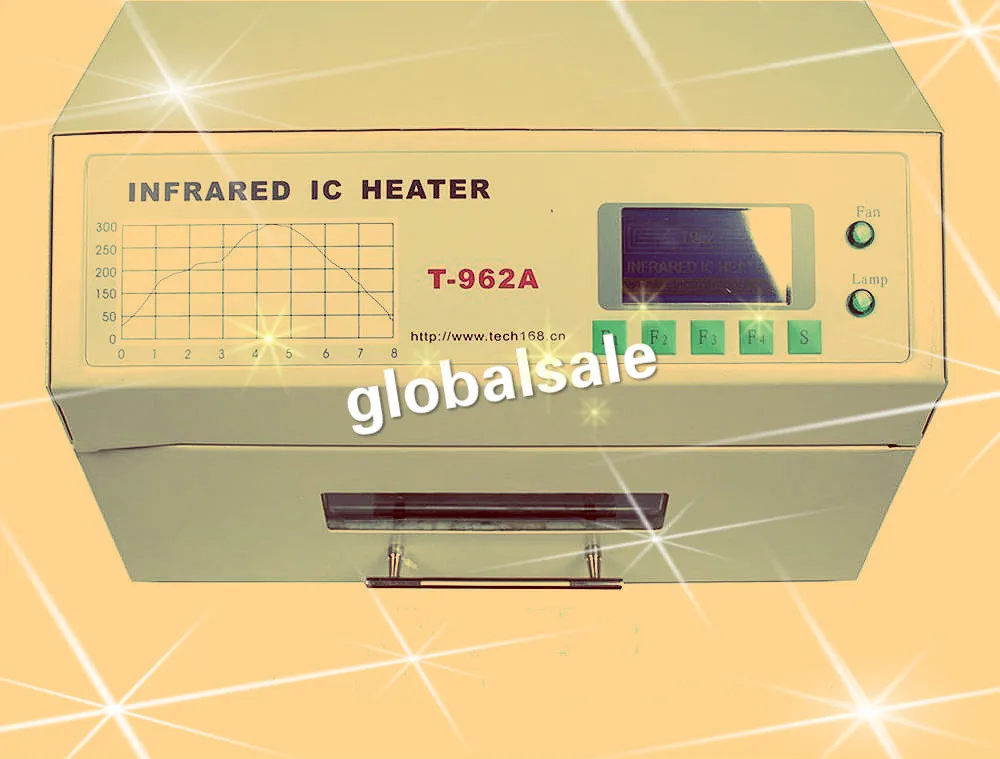PUHUI T-962A инфракрасный IC НАГРЕВАТЕЛЬ T962A настольная печь с оплавлением BGA SMD SMT паяльная Sation T 962A волновая печь