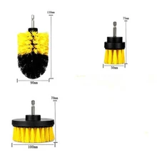  Electric Cleaning Brush Power Scrubber Brush For Household Bathroom Bathtub Floor Car Tire Wheel Brush Drill Brush Cleaner Kit 