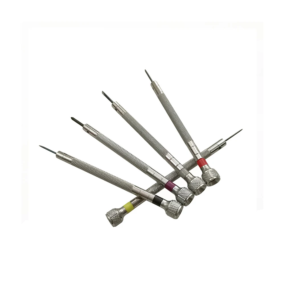 

10pcs Slotted Practical Accessories Screwdriver Set Band Link Tools Steel Mini Watch Repair Flat Blade Pin Remover Watchmaker
