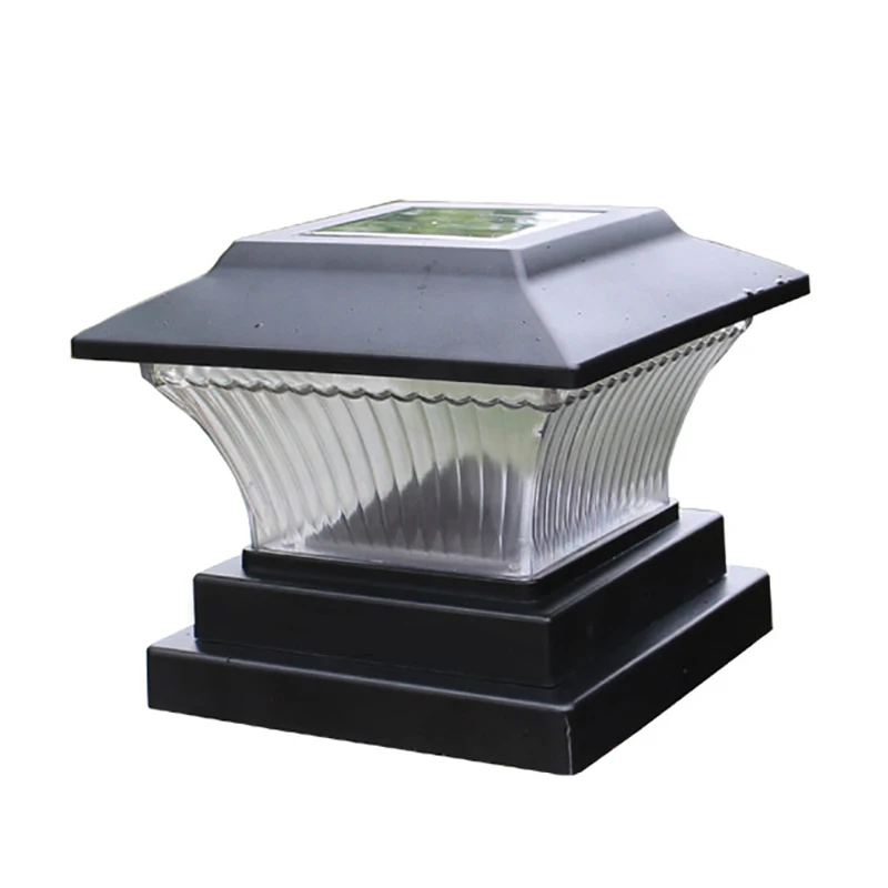 

Solar Power LED Pillar Lamp Outdoor Garden Fence Lamp Yard Post Cap Lights Garden Security Lamp Solar Light Warm Light