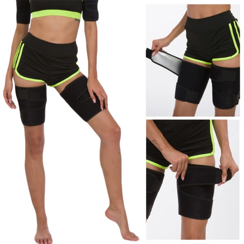 

Leg Shaper Sauna Sweat Band Thigh Trimmers Calories Off Anti Cellulite Weight Loss Slimming Legs Fat Compress Belt