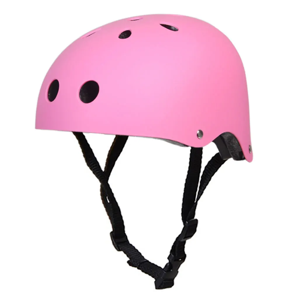 Matte Pink Защитный защитный шлем для скейтборда и катания на коньках для взрослых и детей - Цвет: Matte Pink