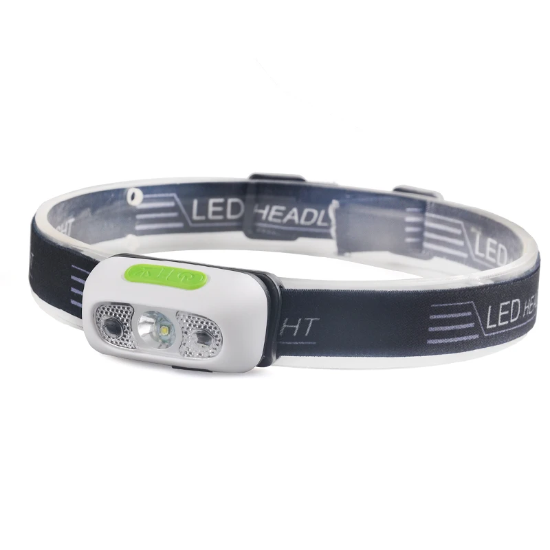 TOPCOM 1000lm Mini Rechargeable LED Headlamp Motion Sensor Or Red LED USB Headlight Camping Flashlight Torch Lamp
