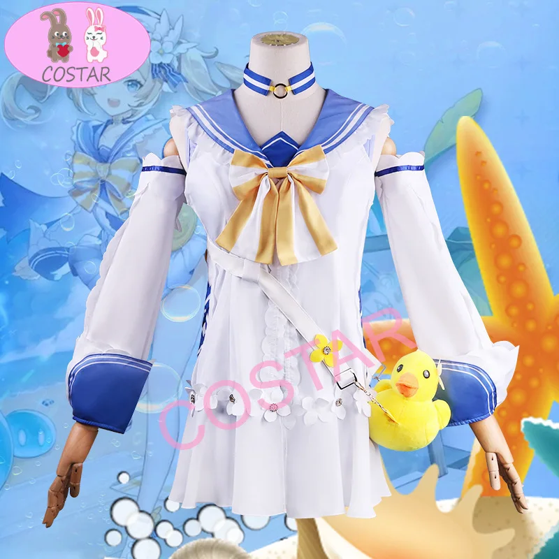 

COSTAR Anime Game Genshin Impact Barbara Cosplay Costumes Shining Idol Cosplay Uniforms Suits Dresses Swimsuits Swimwear Hot