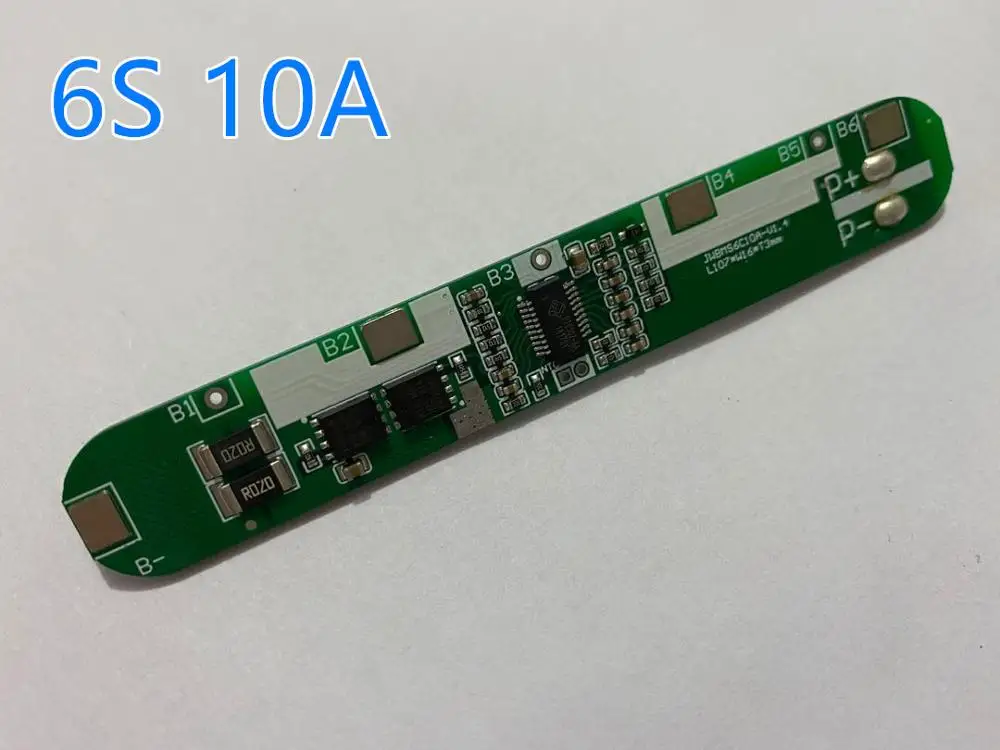 6S 10A BMS 26 в непрерывный 10 А с балансом 18650 верхняя специальная защитная плата