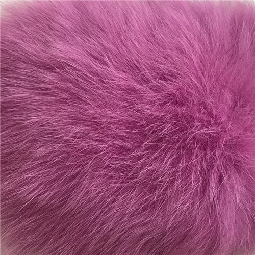 Light purple Роскошное Женское пальто из натурального Лисьего меха, короткий стиль, длинные рукава, высокая мода, женская куртка из натурального меха - Цвет: Light purple