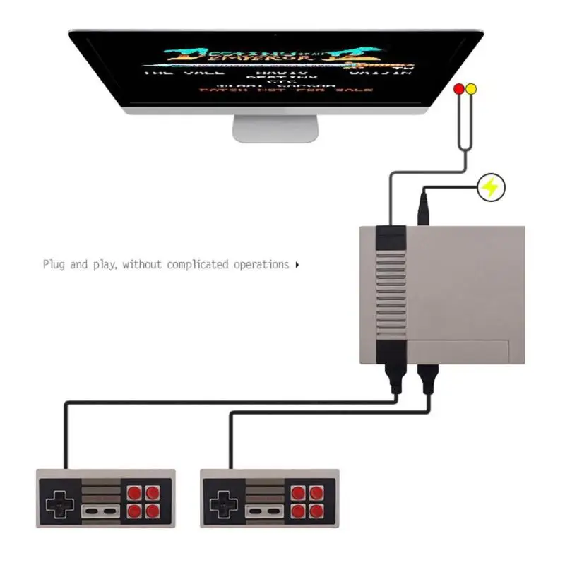 Мини ТВ портативная игровая консоль HDMI AV порт 8 бит Ретро игровой плеер встроенный 500/620 игр классические игры EU US UK Plug