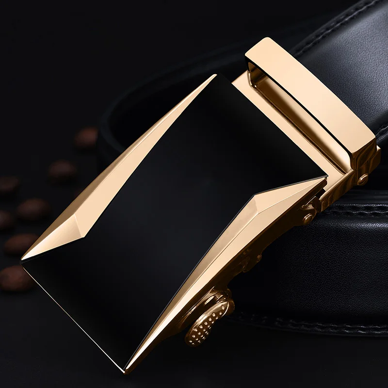 Кожаный ремень мужские дизайнерские ремни мужские высококачественные Cinturones Hombre Ceinture Homme люкс, брендовый Cinto мужские ремни автоматические - Цвет: 37