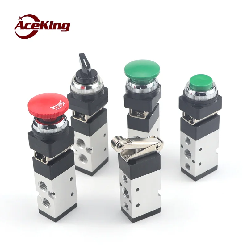 

MV322 roller type mechanical valve two-position five-way control mechanical reversing valve MV522R/PPL /TB/EB interface 1/4"