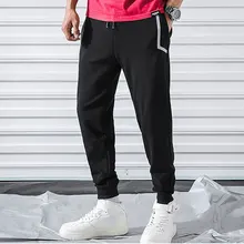 Мужские комбинезоны, мужские винтажные брюки-карго, модные хип-хоп черные штаны с карманами для бега, мужские Модные Спортивные штаны, зимние комбинезоны