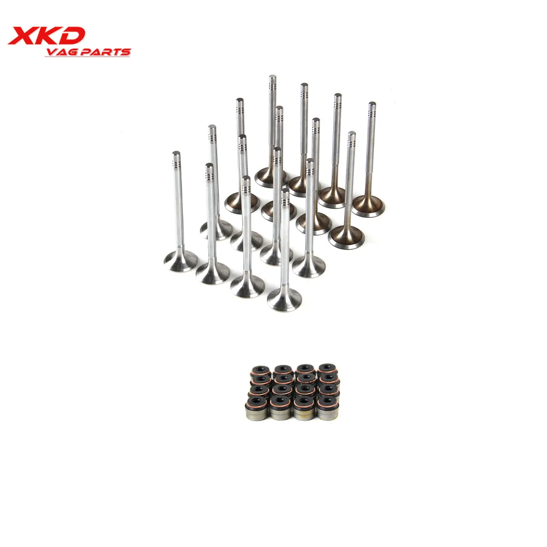 1.4t Valve Stem Seals & Intake & Exhaust Valves Kit Fit For Vw Golf Jetta Passat Cc For Audi A1