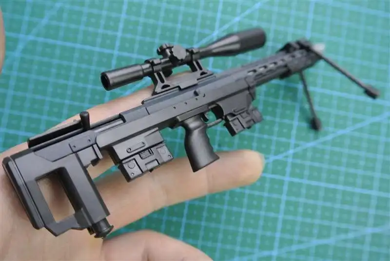 1:6 DSR 1 снайперская винтовка пистолет режим черный пластик покрытый