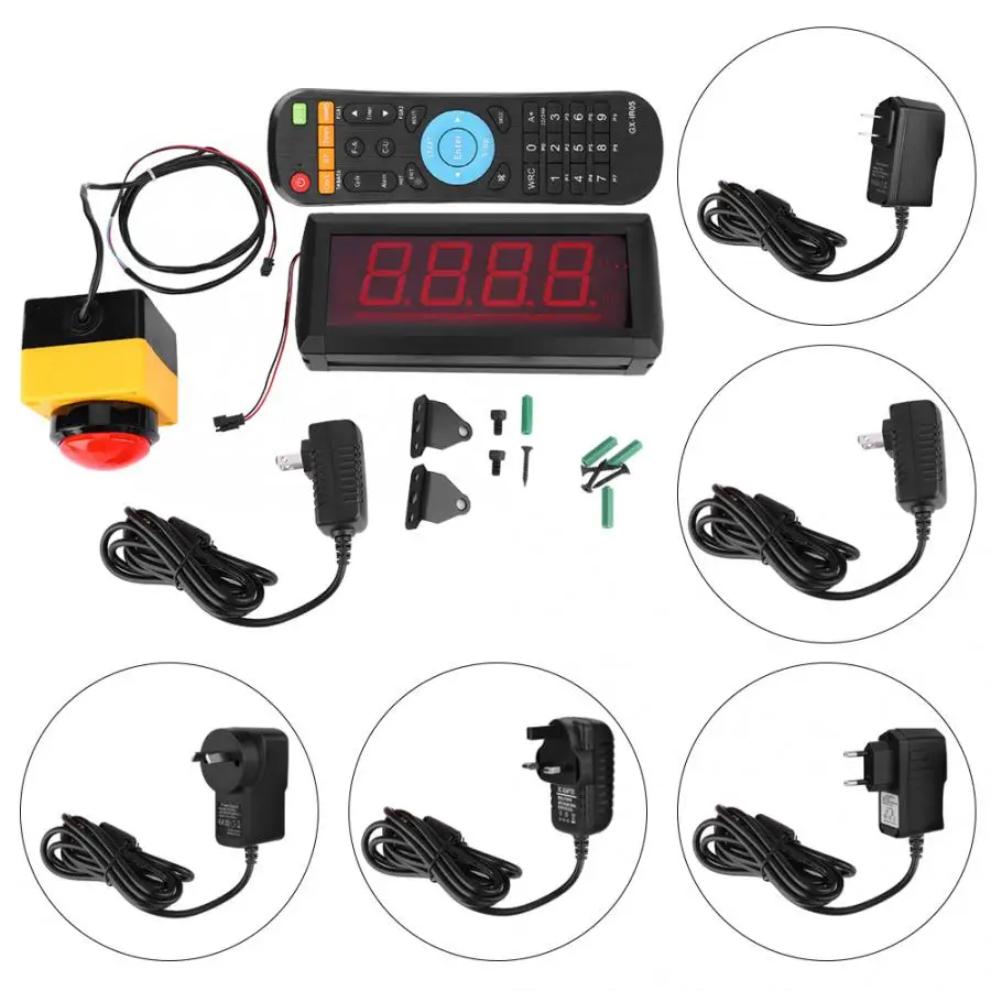 

Countdown Timer Digital Popular Game Challenge 10 Seconds Countdown Timer LED Digital Display Temporizador Electrico Interruptor
