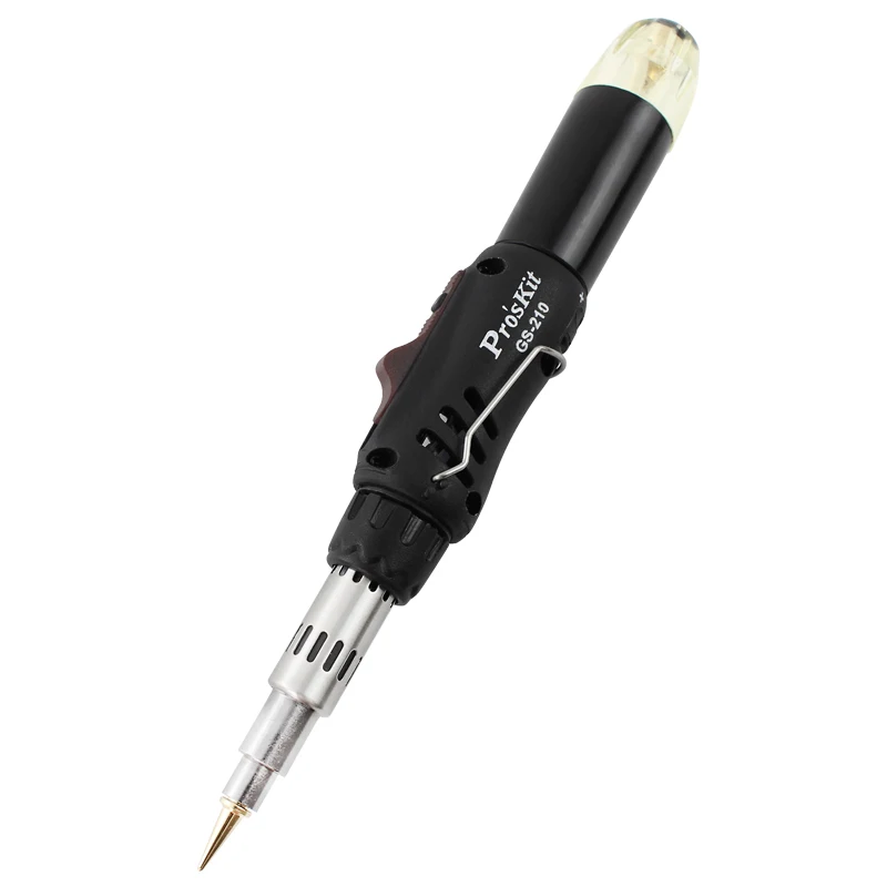 Removable gas soldering iron Pro?skit GS-210 automatic ignition soldering hot blow gas torch welding auto repair service tool