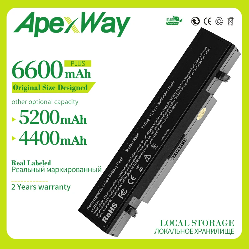 Apexway 6 ячеек Батарея для samsung AA-PB9NC6B NP300E5A NP350E5C NP300V5A NP350V5C NP300E5C NP350E7C R428 R468 E257 E352 SA20